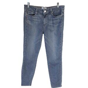 PAIGE Dazeley Blue Hoxton Ankle High Waist Brushed Denim Skinny Jean Size 31